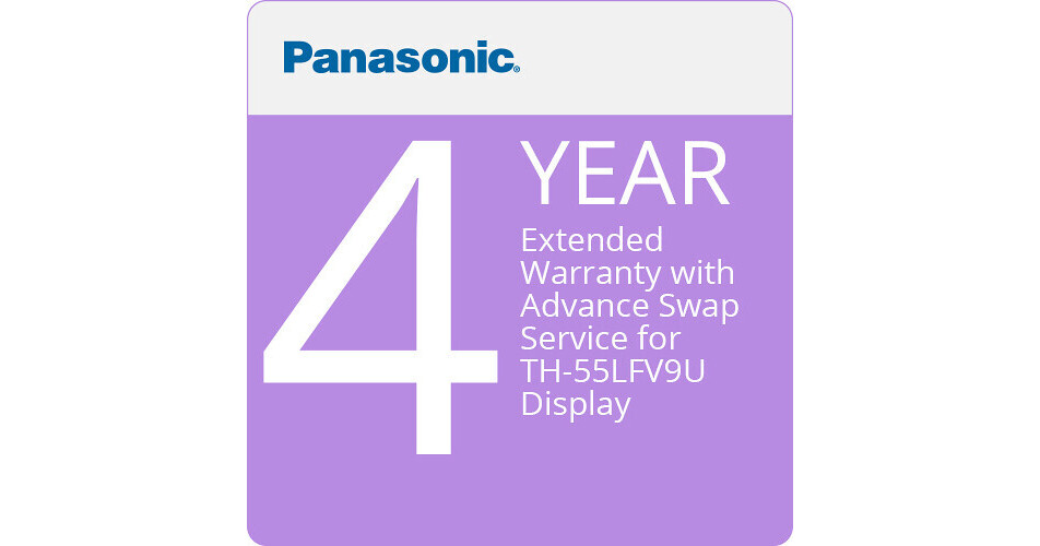 Panasonic 4Year Extended Warranty for TH55LFV9U