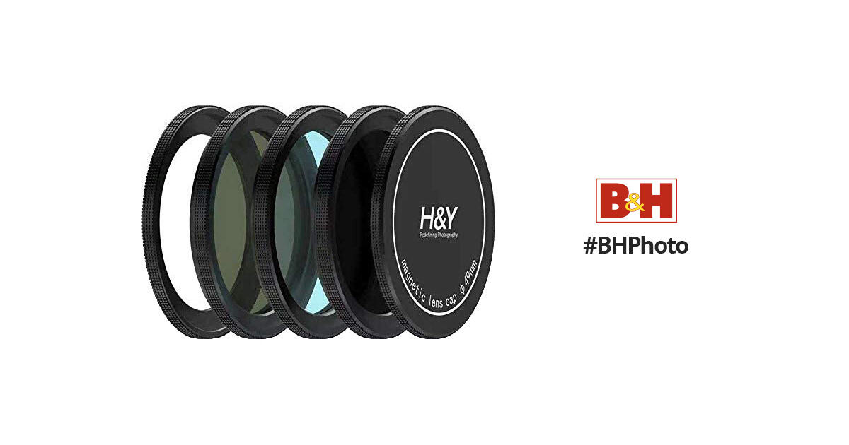 H&Y Filters Magnetic Filter Kit for FUJIFIULM X-100V (Black)