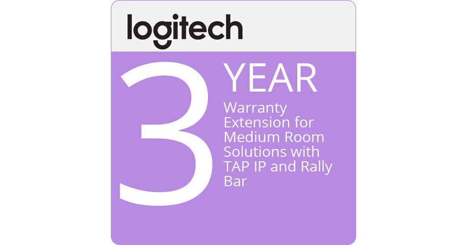 Logitech 3Year Extended Warranty for TAP IP + Rally 994000176