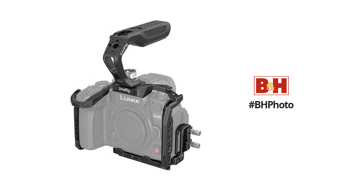 SmallRig Black Mamba Series Camera Cage with Top Handle for Panasonic Lumix  GH6