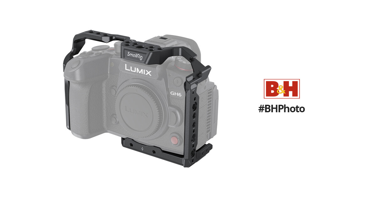 kleurstof Verdienen Diverse SmallRig Full Camera Cage for Panasonic Lumix GH6 3784 B&H Photo