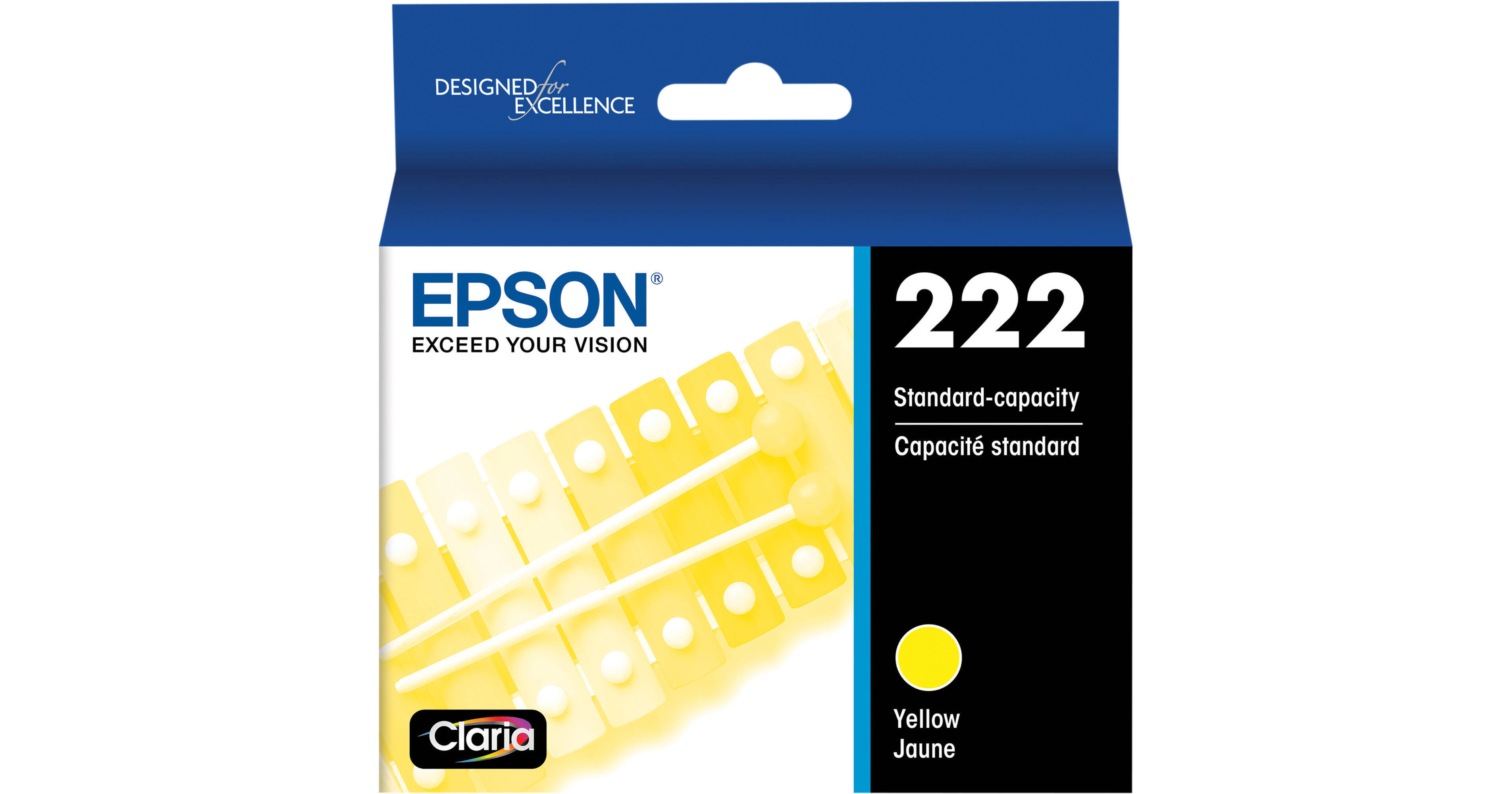 Epson Claria T222 Standard Capacity Yellow Ink Cartridge