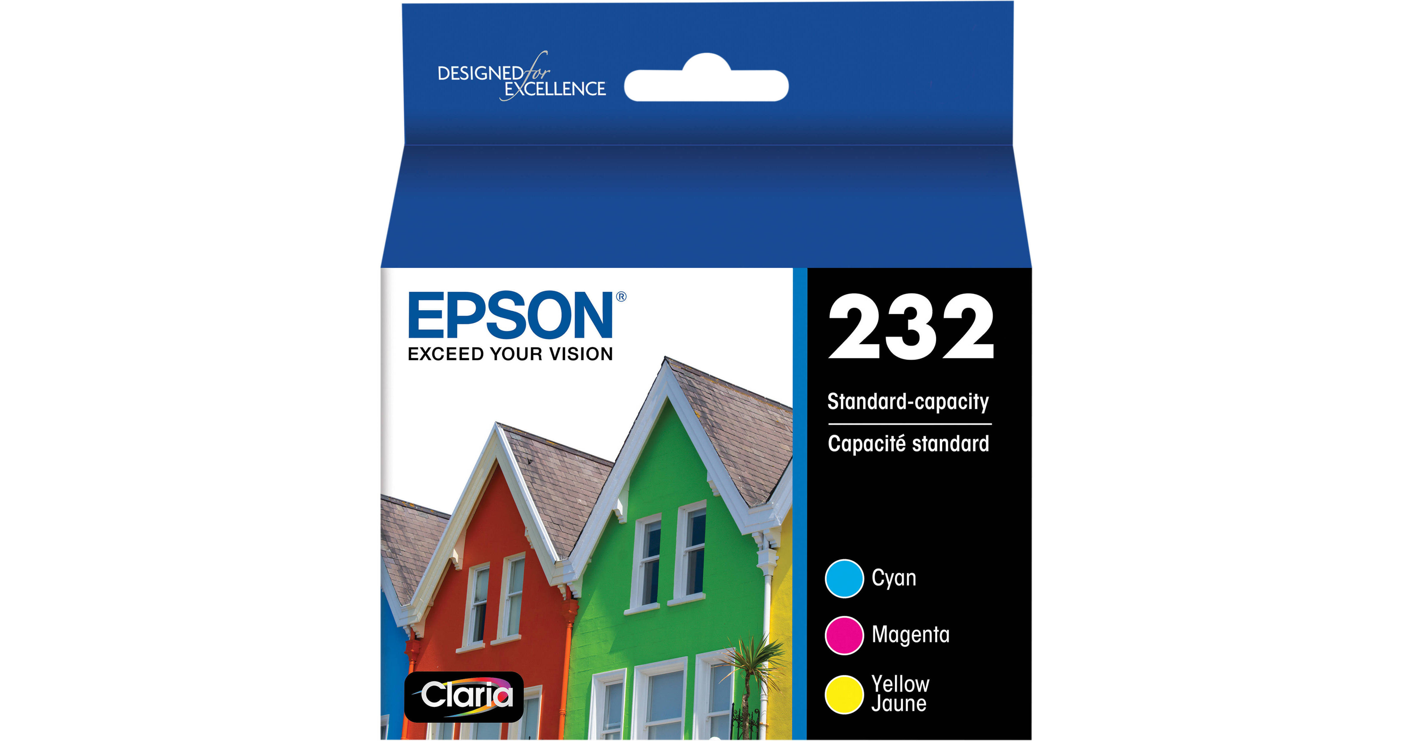 Epson Claria T232 Standard Capacity CMY Color Cartridge