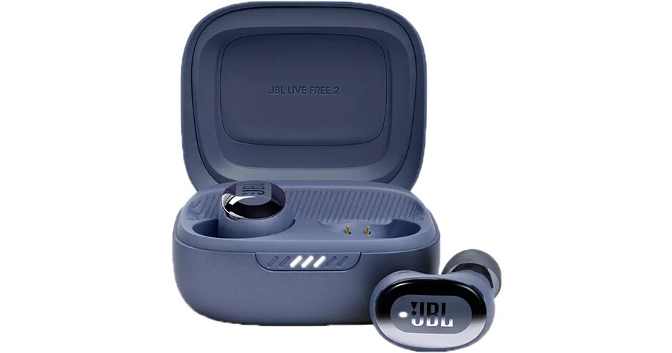 シルバーグレー サイズ JBL LIVE FREE TWS BLUE