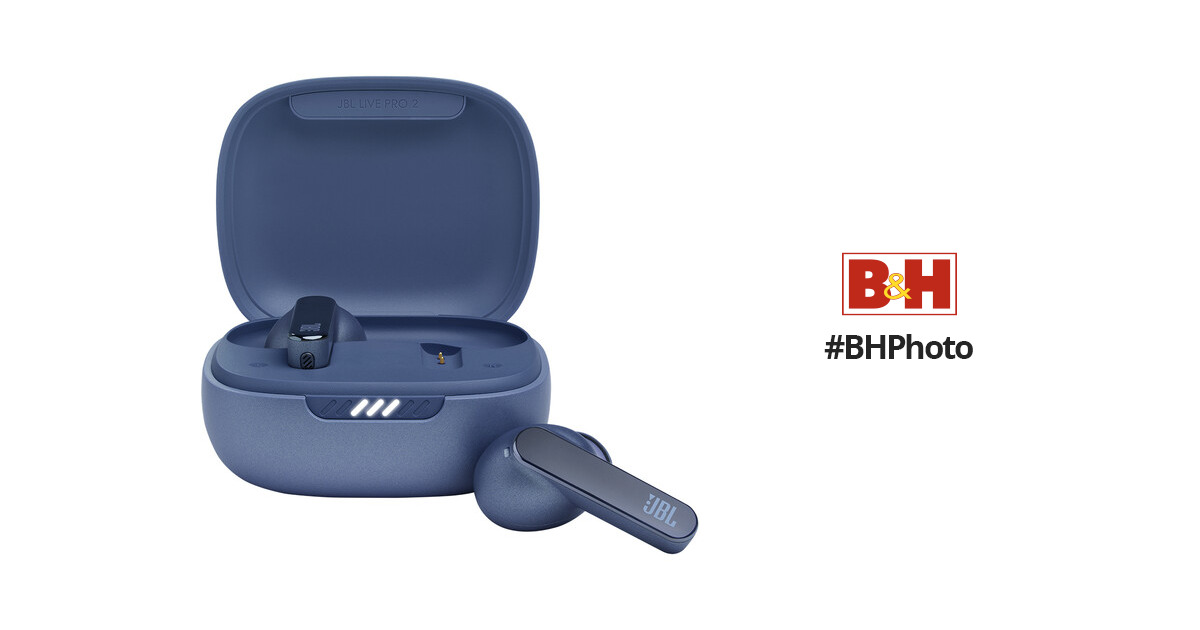 JBL Live Pro 2: 40 Hours of Playtime, True Adaptive Noise Cancelling, Smart  Ambient, and Beamforming mics (Blue), Small : Electronics 