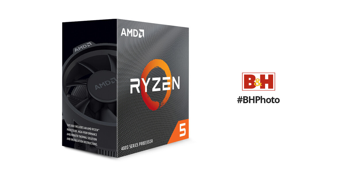 AMD Ryzen 5 4500 3.6 GHz Six-Core AM4 Processor 100-100000644BOX