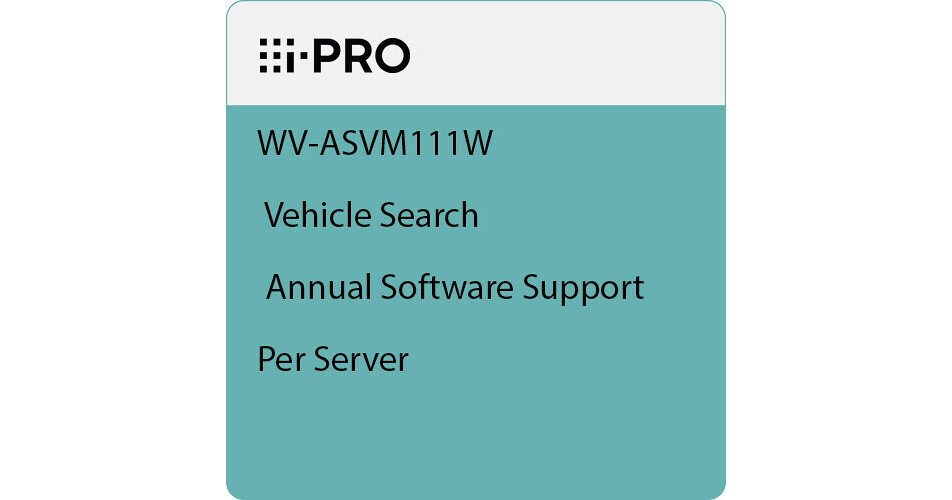 iPRO WVASVM111W Vehicle Search Annual Software WVASVM111W B&H
