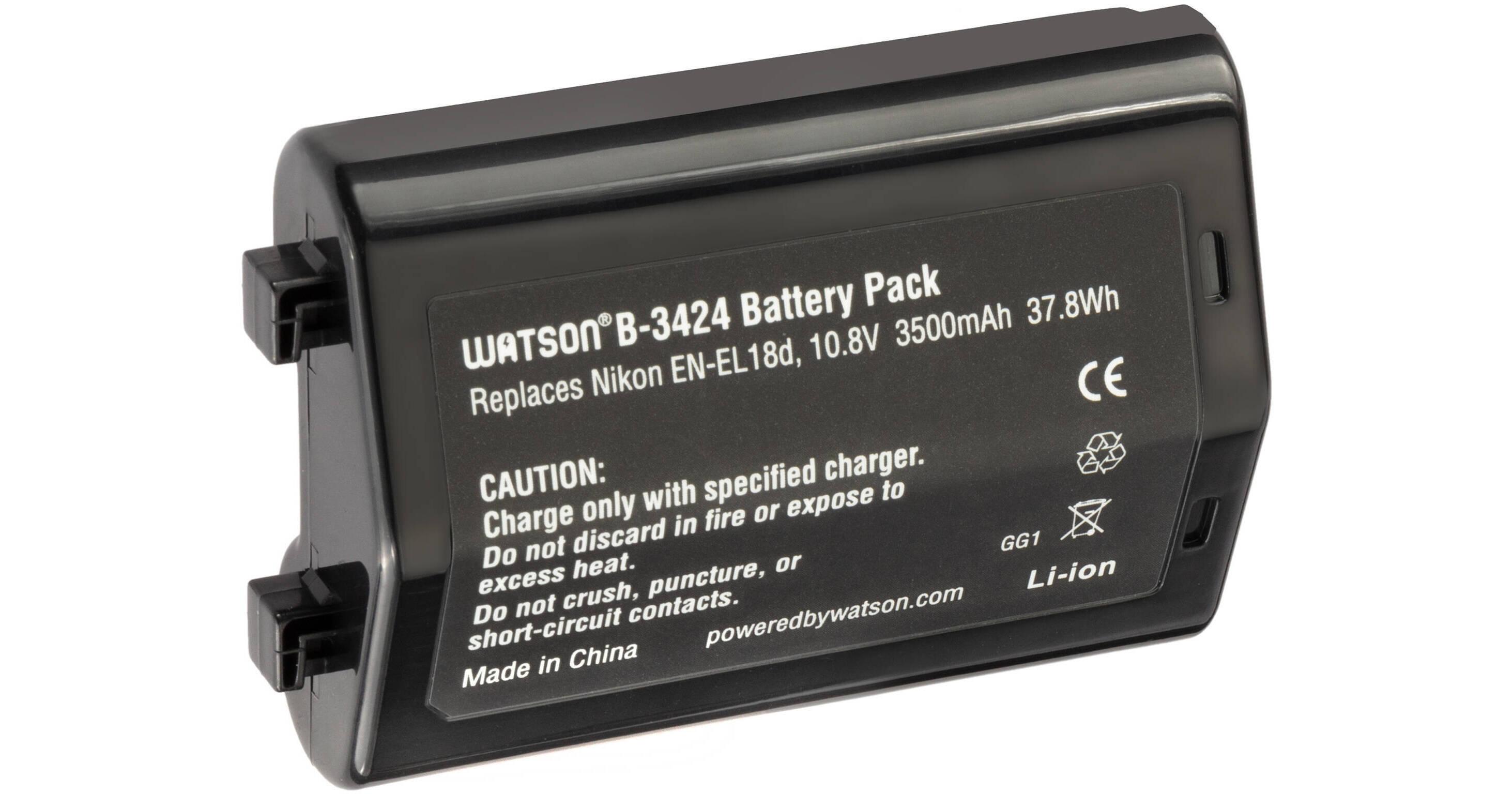 Watson EN-EL18d Lithium-Ion Battery Pack (10.8V, 3500mAh)