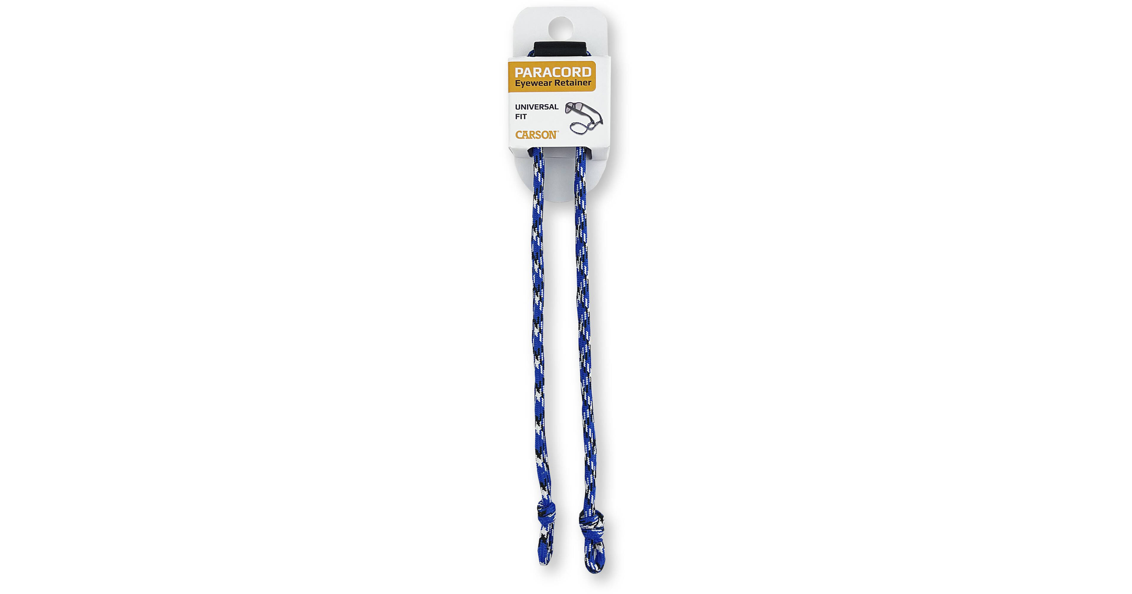 Carson Paracord Eyewear Retainers (Blue / Black / White)