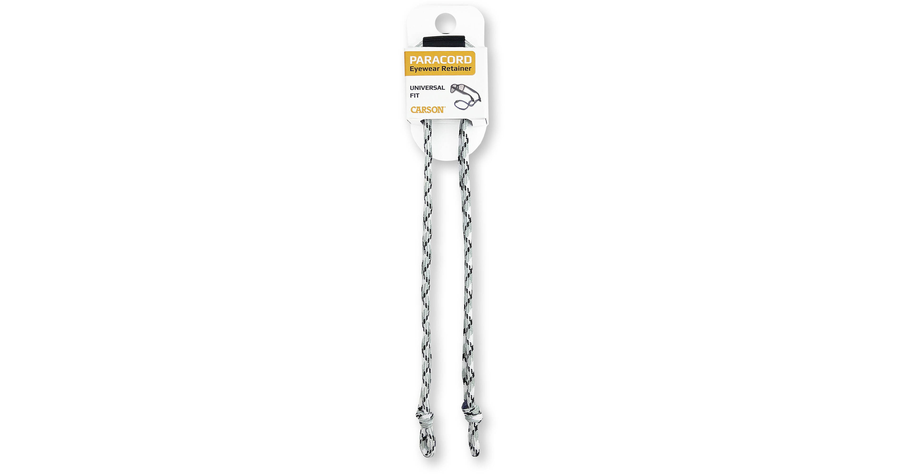 Carson Paracord Eyewear Retainers (White / Gray / Black)