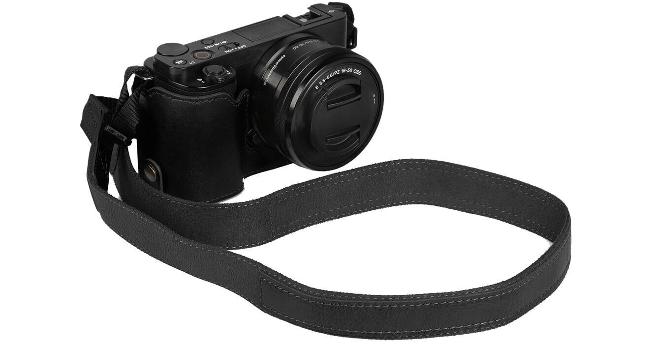 MegaGear Ever Ready Genuine Leather Camera Half Case MG2014 B&H