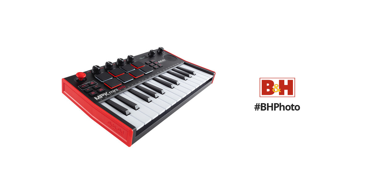 Akai Professional MPK Mini Play MK3 Compact Keyboard and Pad Controller  with Speaker