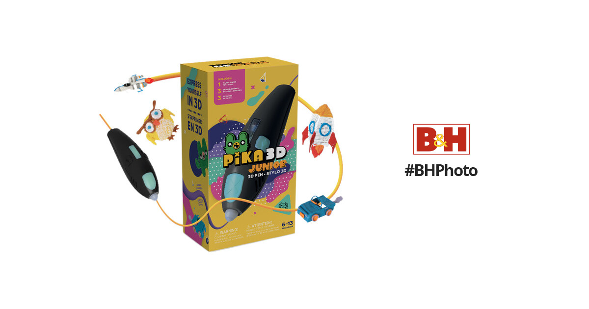 PiKA3D Junior 3D Printing Pen for Kids Ages 6+ (LOW STOCK)