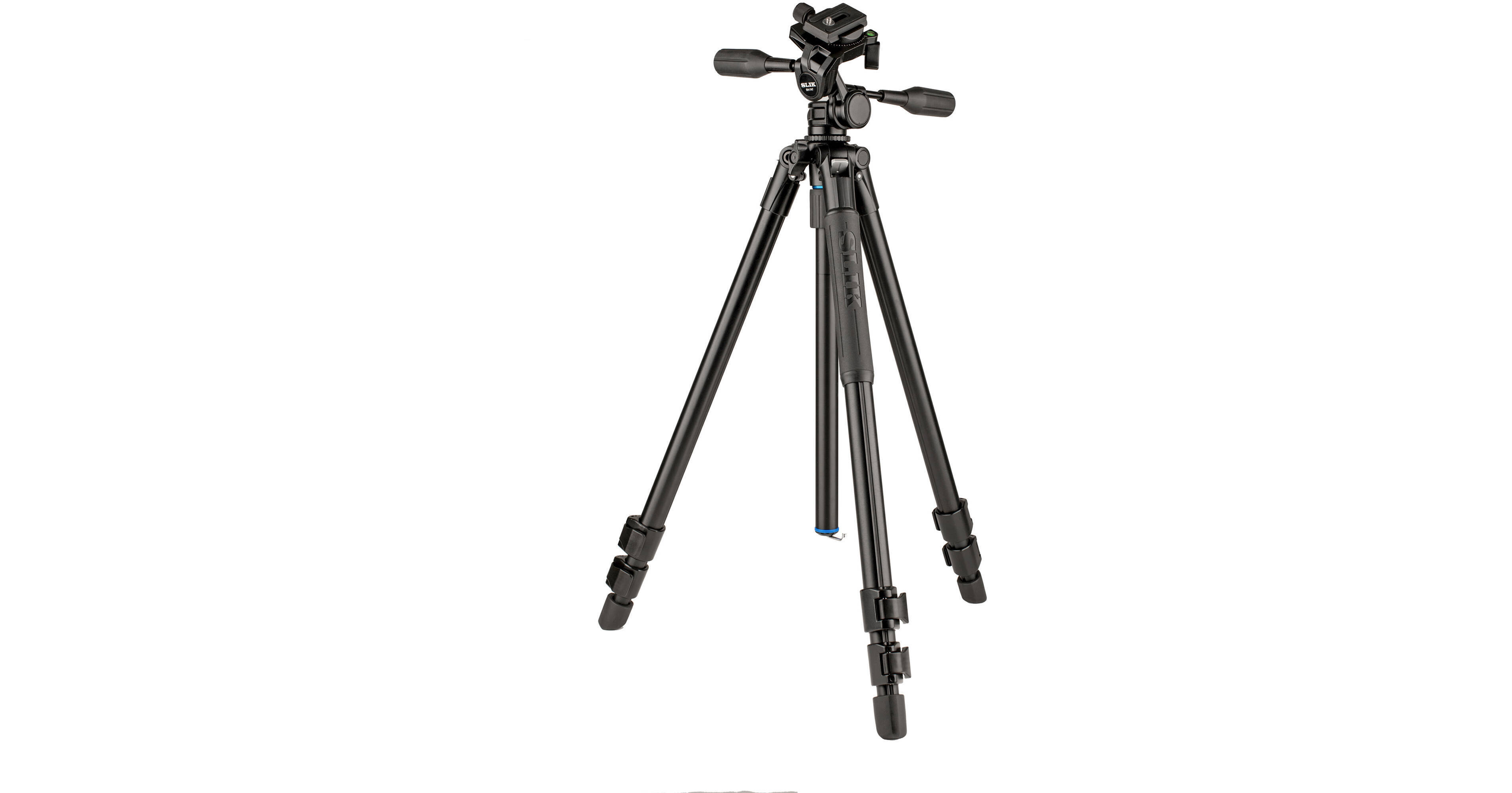 Slik Pro AL-523-3W Aluminum 3-Section Tripod with Arca-Type 3-Way Pan-Tilt Head