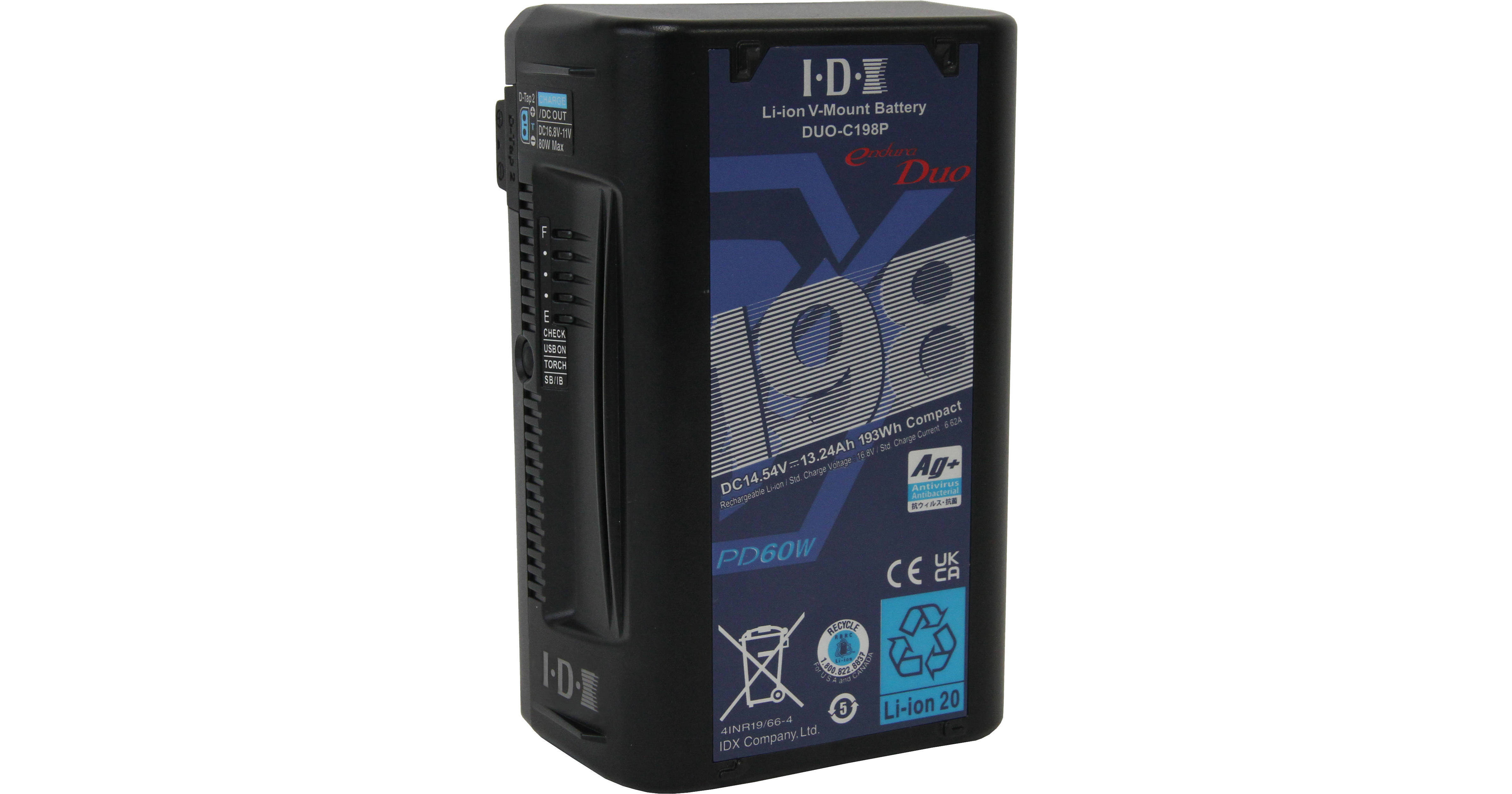 IDX System Technology DUO-C198P 193Wh High-Load Li-I DUO-C198P