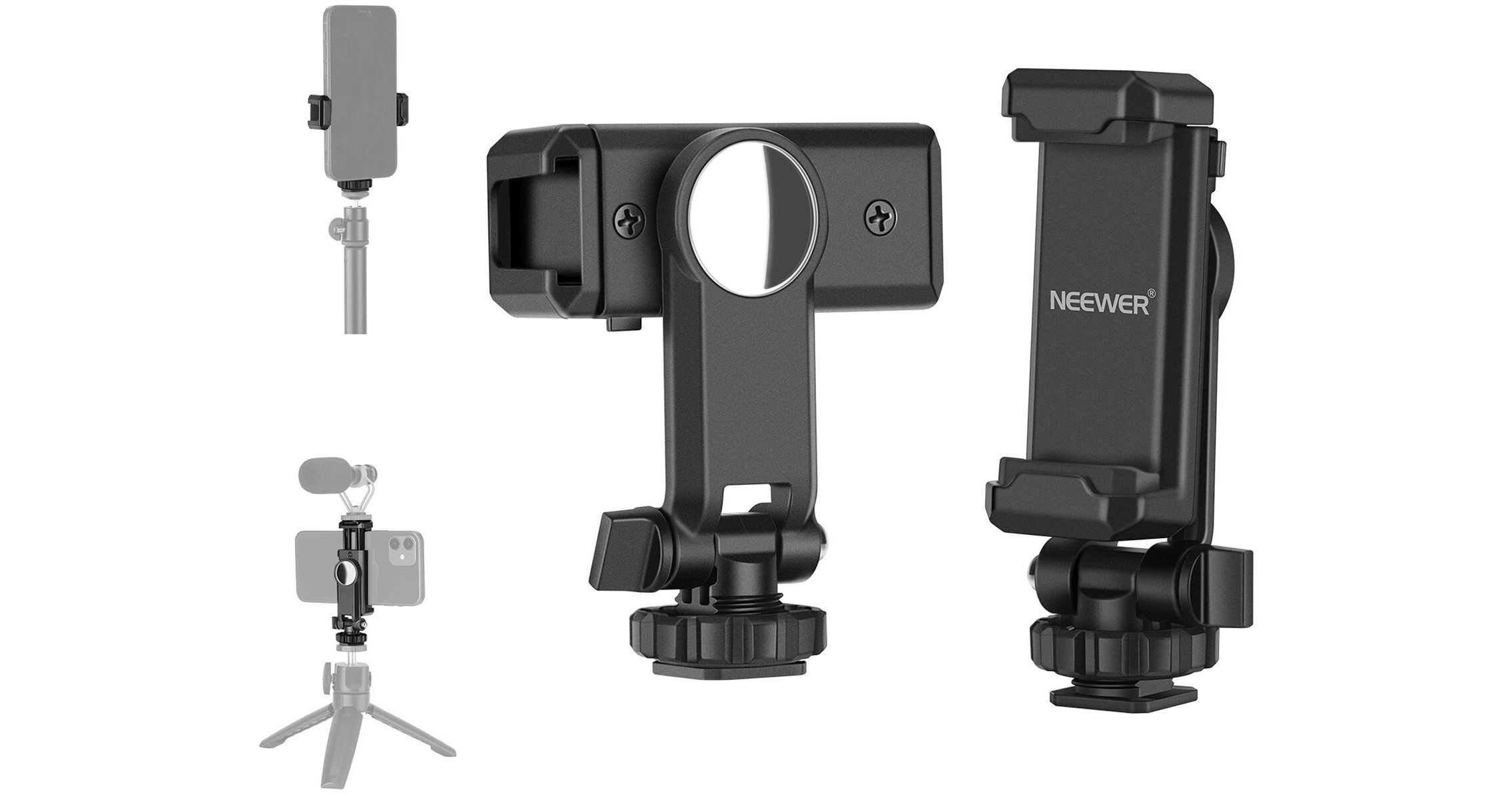 Neewer Smartphone Clamp with Mirror 10099582 B&H Photo Video