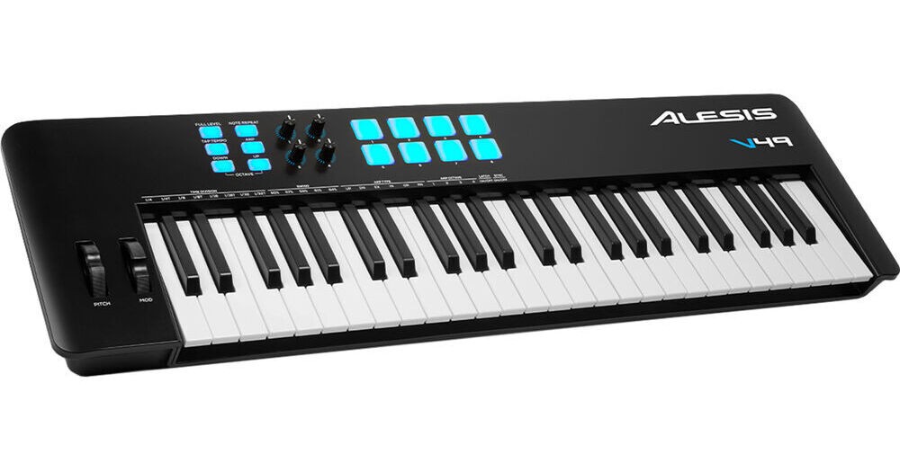 Alesis V49 MKII 49-Key USB MIDI Keyboard Controller V49MKII B&H