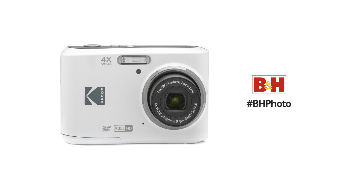 Camera Digital Snapshot KODAK PIXPRO FZ45-WH 16MP 4X Optical Zoom 27mm Wide  Angle 1080P Full HD Video 2.7 inch LCD Abron AB-56KD16M, Bio Microbiology  Lab
