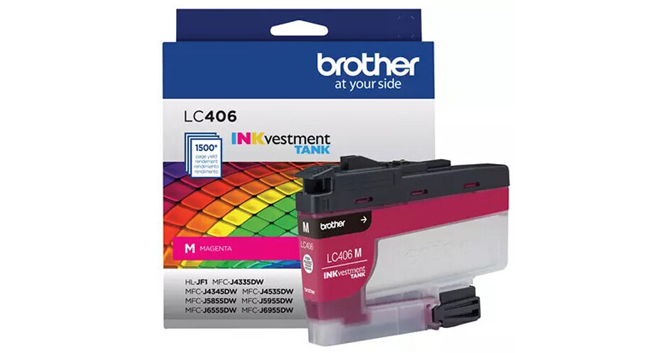 Brother Genuine LC406 INKvestment Tank Standard Yield LC406MS