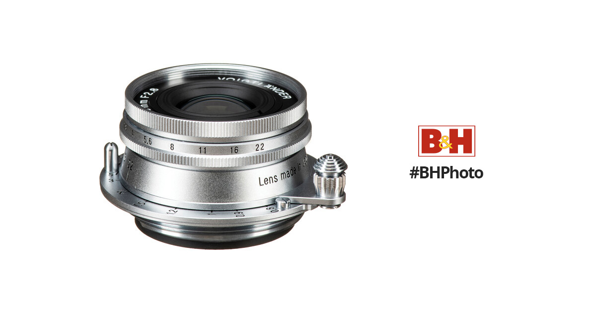 Voigtlander Heliar 40mm f/2.8 Aspherical LTM Lens (Silver)