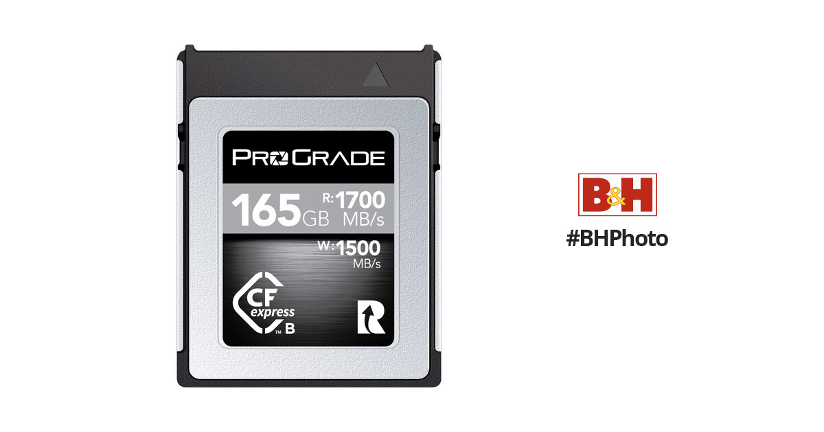 ProGrade Digital 165GB CFexpress 2.0 Type B Cobalt Memory Card