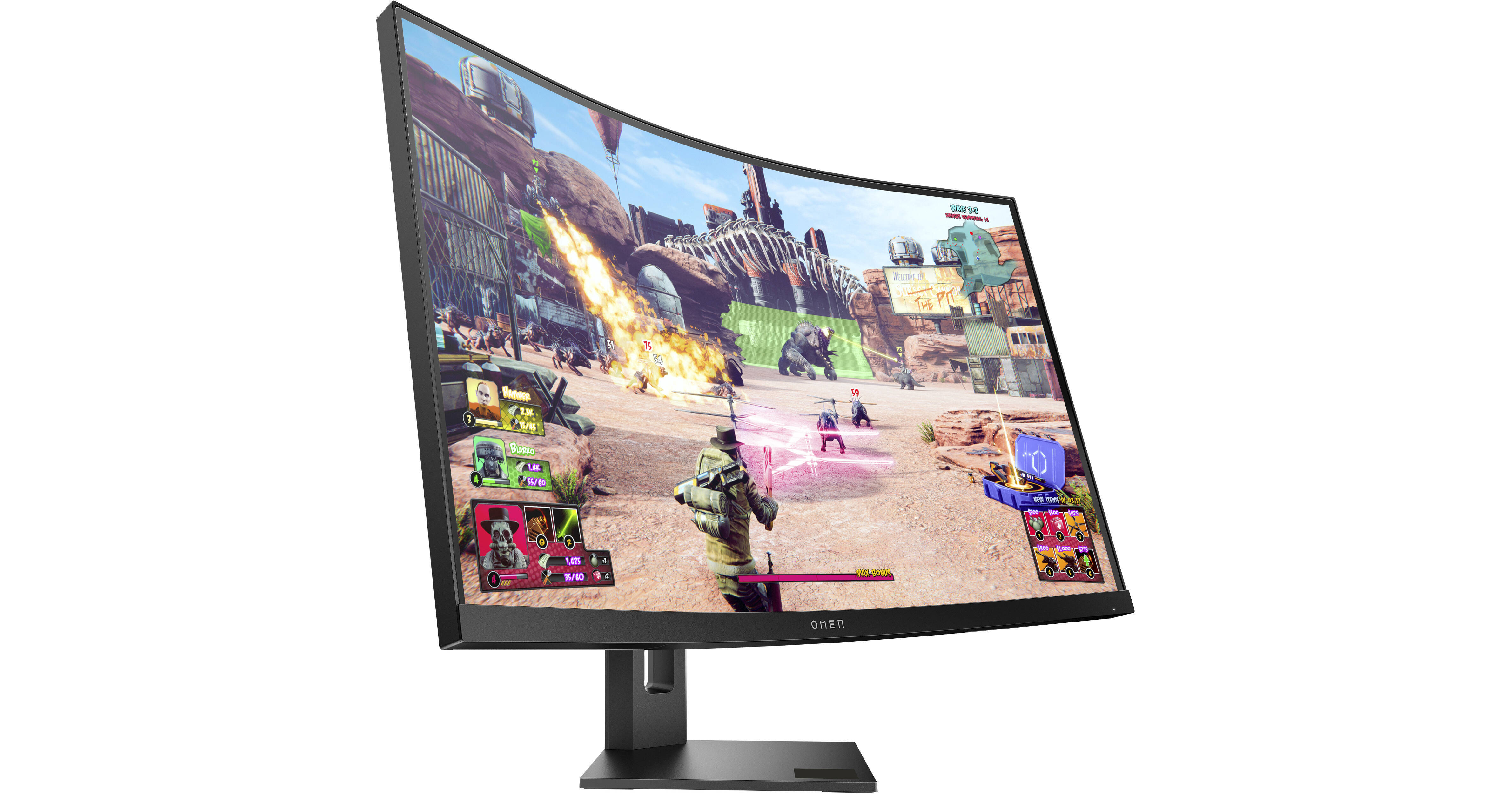 Monitor Gamer Hp Omen 35D67AA, 27 Pulgadas Qhd 2560 x 1440p Curvo 240hz