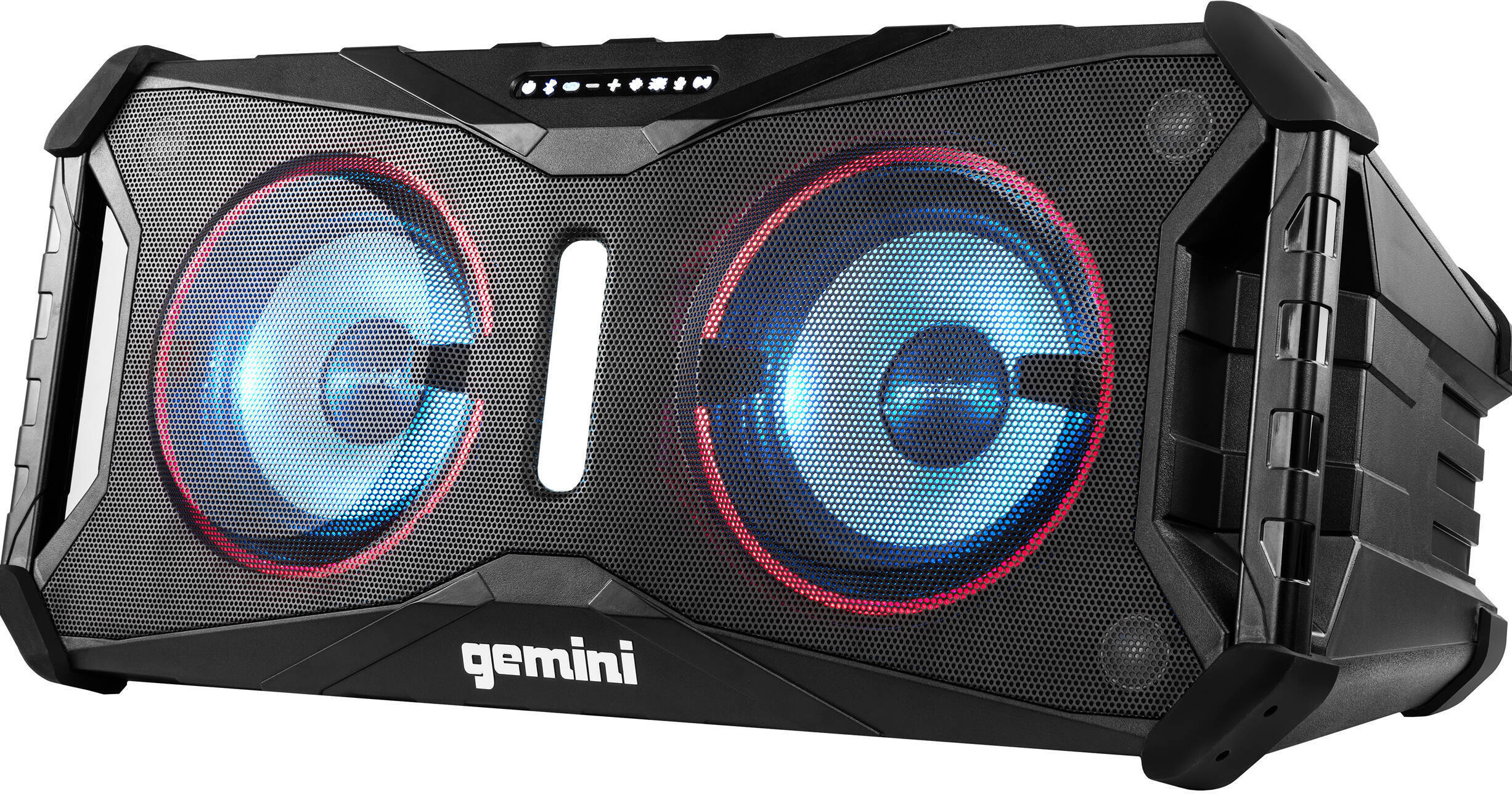 Enceintes, baffle et amplis DJ Gemini ES08BLU Enceinte active - Boomer 8  300 watts