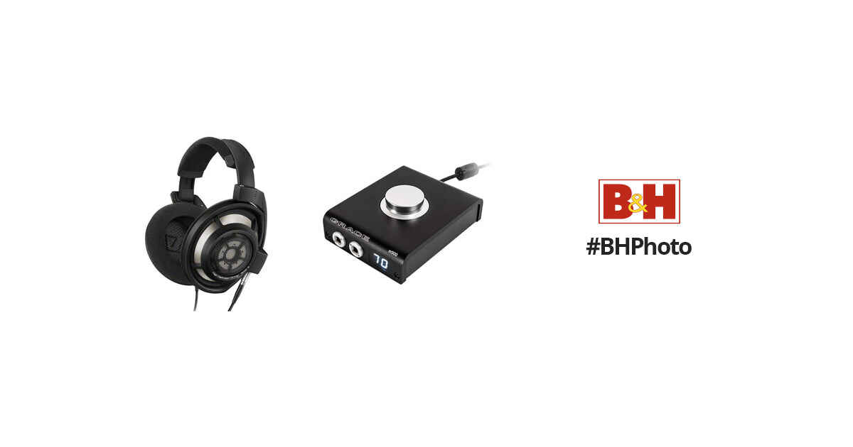 Sennheiser HD 800 S Dynamic Open-Back Stereo Headphone Kit with Grace  Design M900 Amplifier