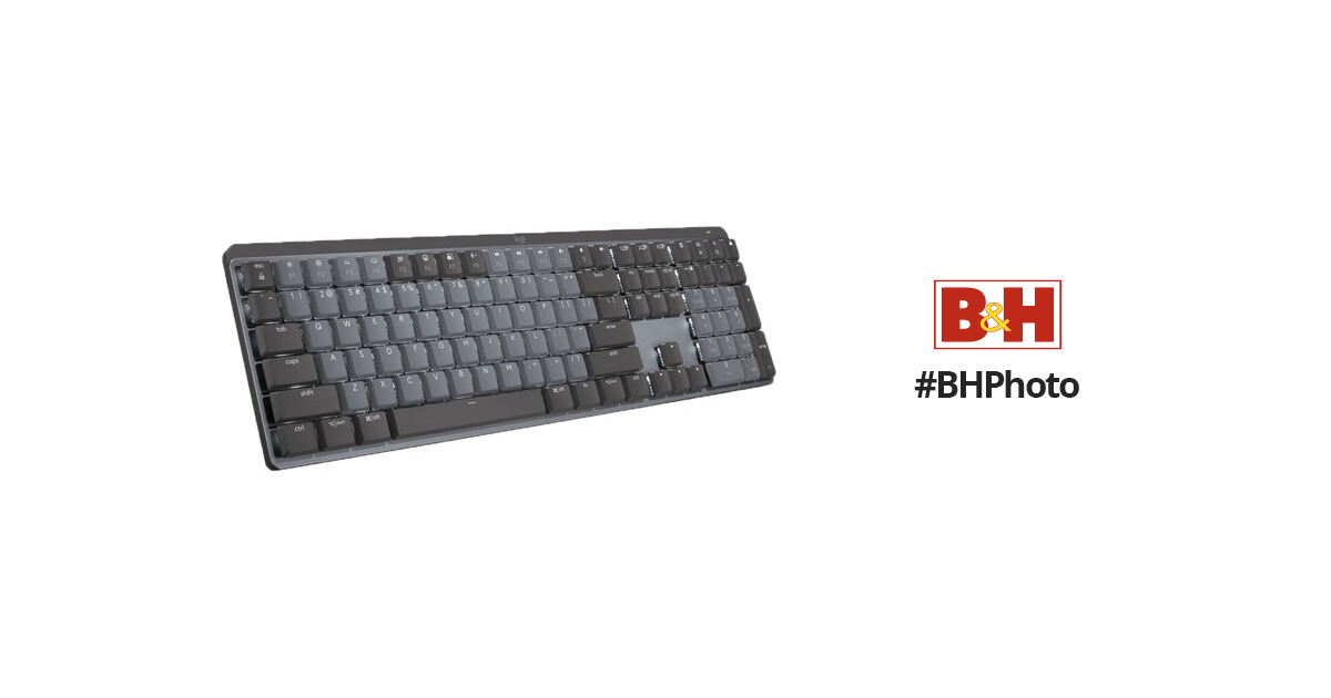 Logitech Tastatur MX Mechanical Tactile Quiet, USB / Bluetooth, mit  Beleuchtung, grau / schwarz – Böttcher AG