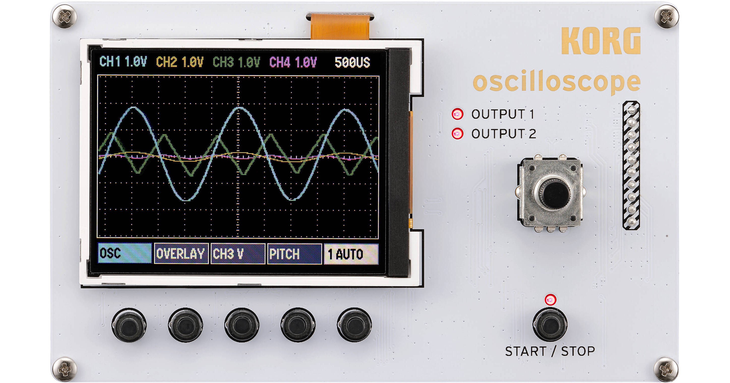 Korg Nu:Tekt NTS-2 Oscilloscope DIY Kit + Patch & Tweak Book Bundle  (Limited Edition)