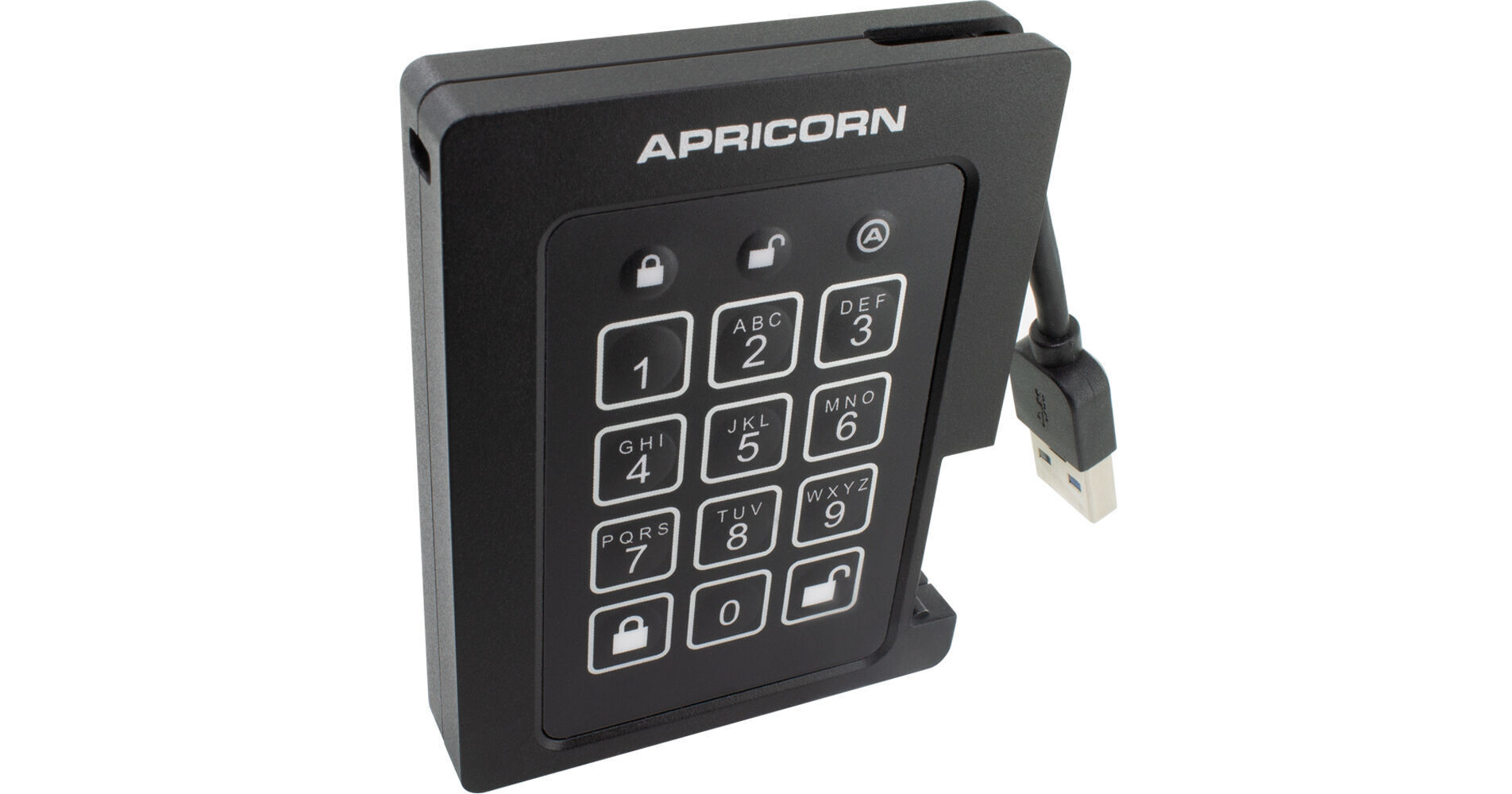 Apricorn Aegis 4TB Padlock USB 3.0 Solid State ASSD3PL2564TBF
