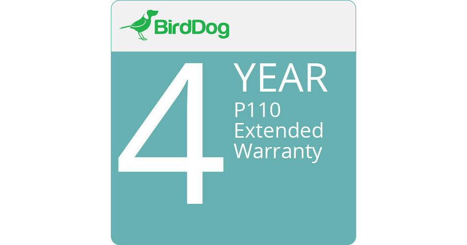 BirdDog 4Year Extended Warranty for P110 BDP110EXT4 B&H Photo