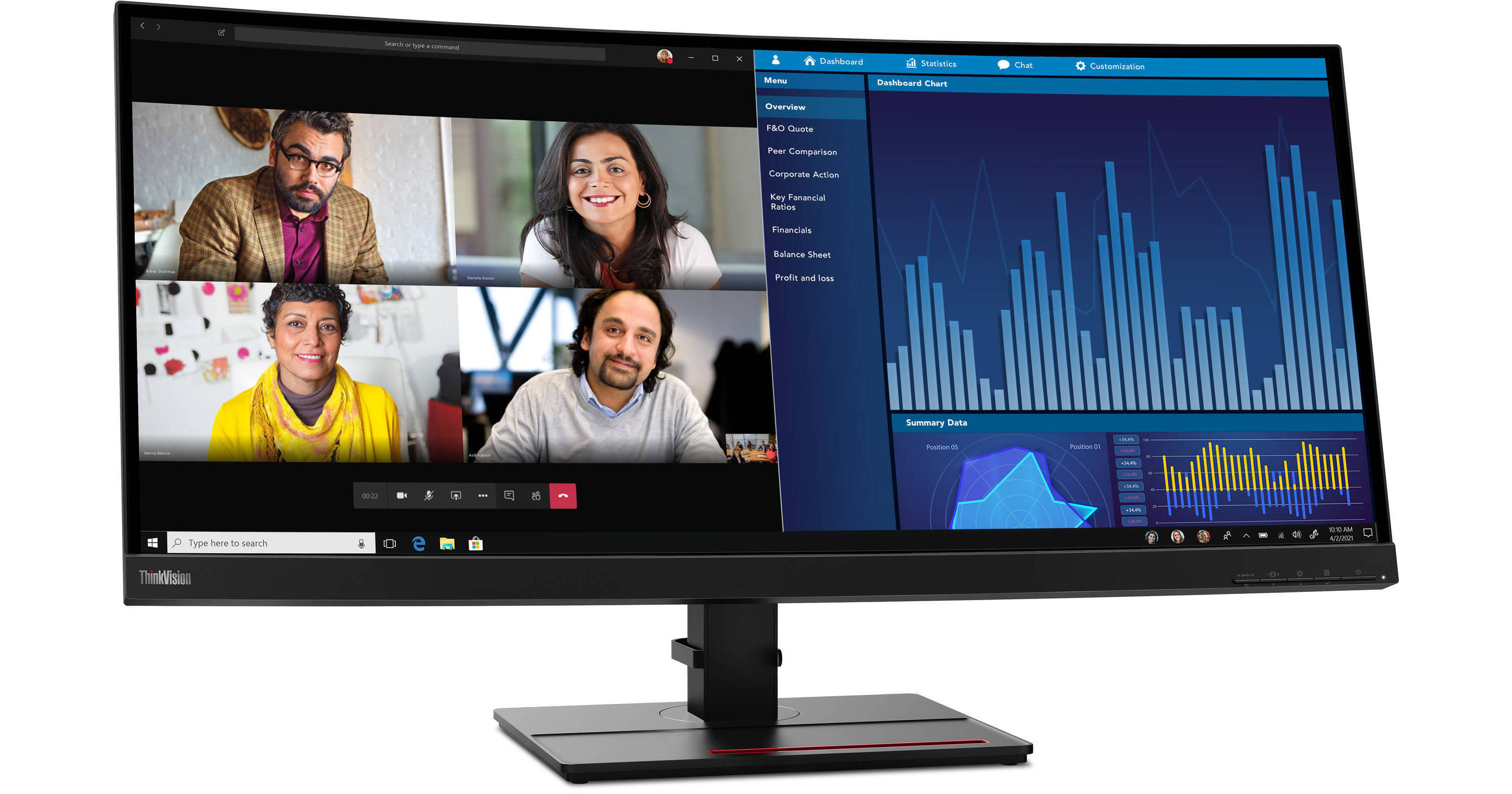 lenovo thinkvision p34w 20 34