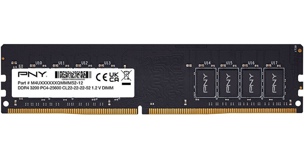 PNY 32GB Performance DDR4 3200 MHz RAM (1 x 32GB)