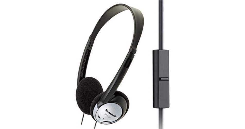 Panasonic RP HT21M Lightweight On Ear Headphones RP HT21M B H