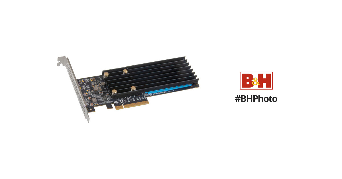 Sonnet M.2 2x4 PCIe 3.0 - Carte PCIe pour 2 SSD M.2 NVMe - Carte