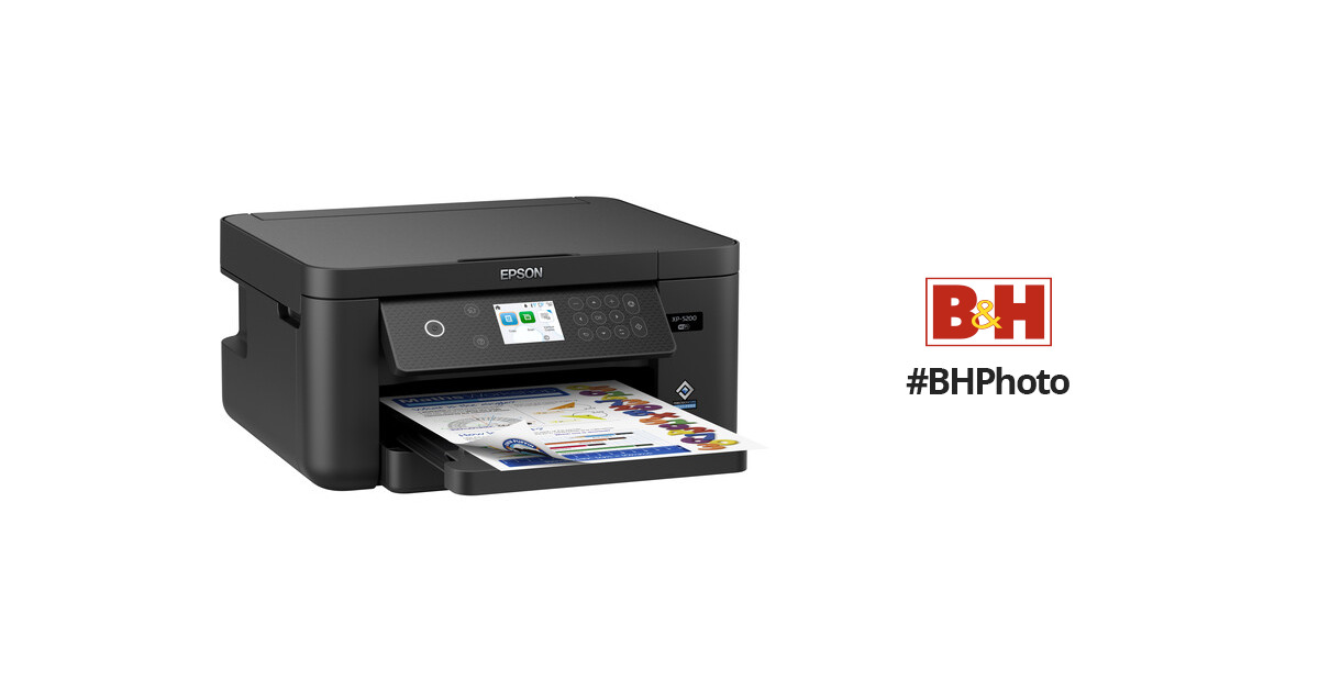 Epson Expression Home XP-5200 Wireless C11CK61201 All-In-One B&H