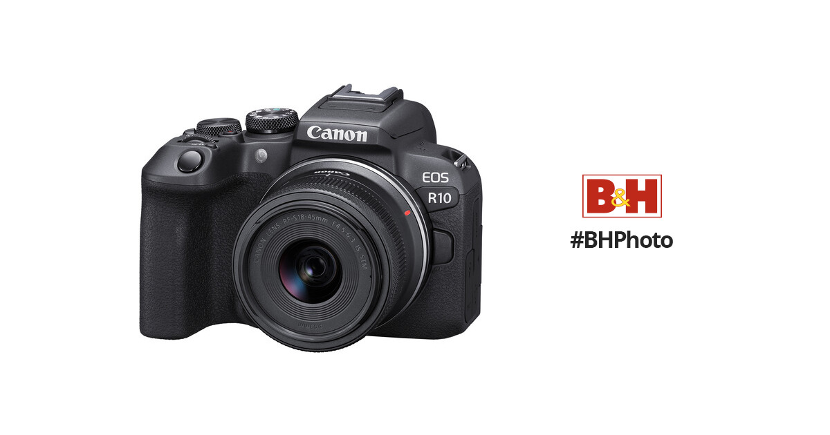 Máquina Fotográfica Canon EOS R10 + RF-S 18-45mm f/4.5-6.3 IS STM