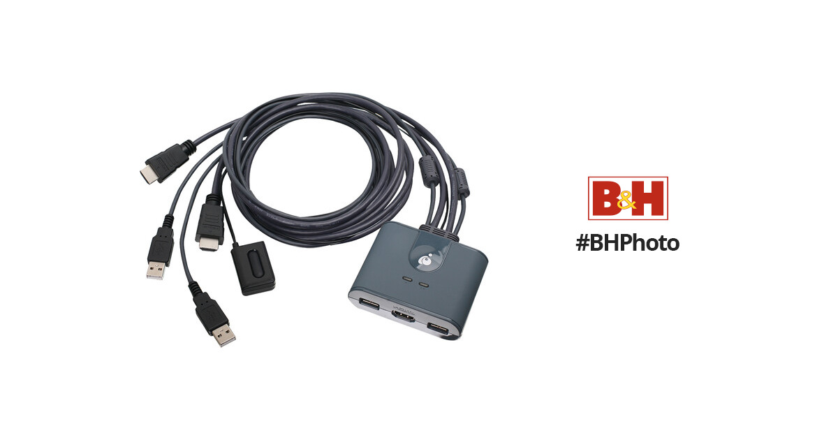 IOGEAR - GCS1934H - 4-Port 4K KVMP Switch with HDMI® Connection, USB 3.0  Hub, and Audio