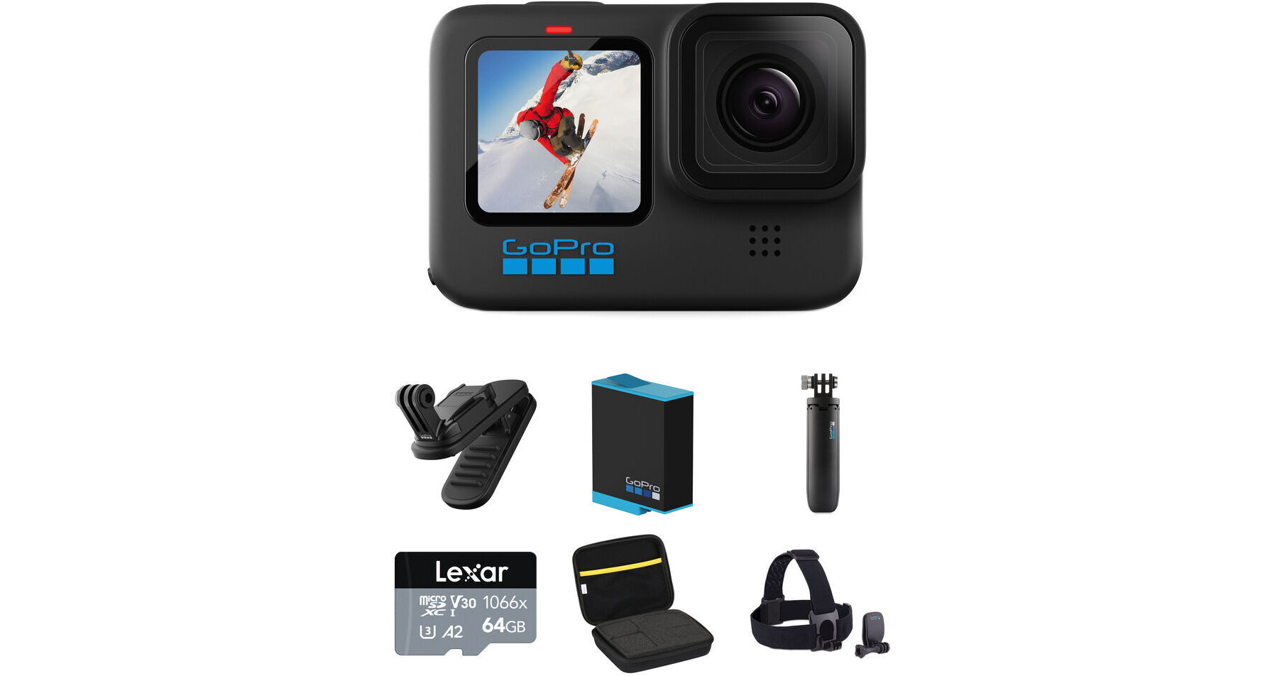 GoPro HERO10 Black with Accessory Bundle Bu0026H Photo Video