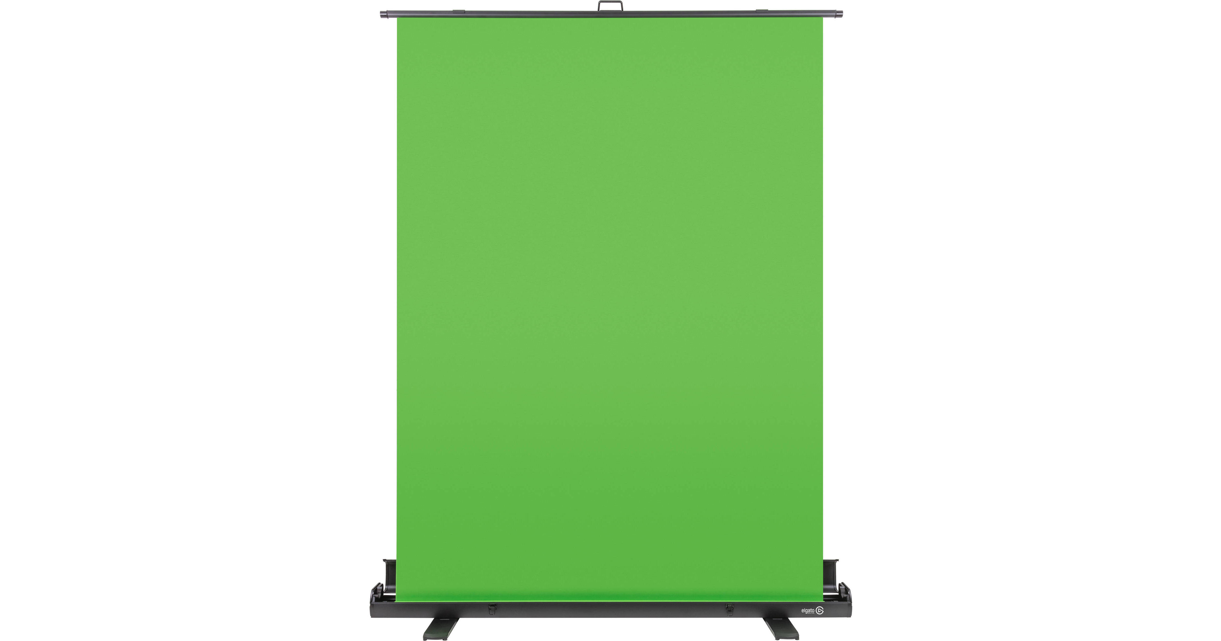 Elgato Green Screen - Collapsible Chroma Key Backdrop, Wrinkle-Resistant  Fabric and Ultra-Quick Setup for background removal for Streaming, Video