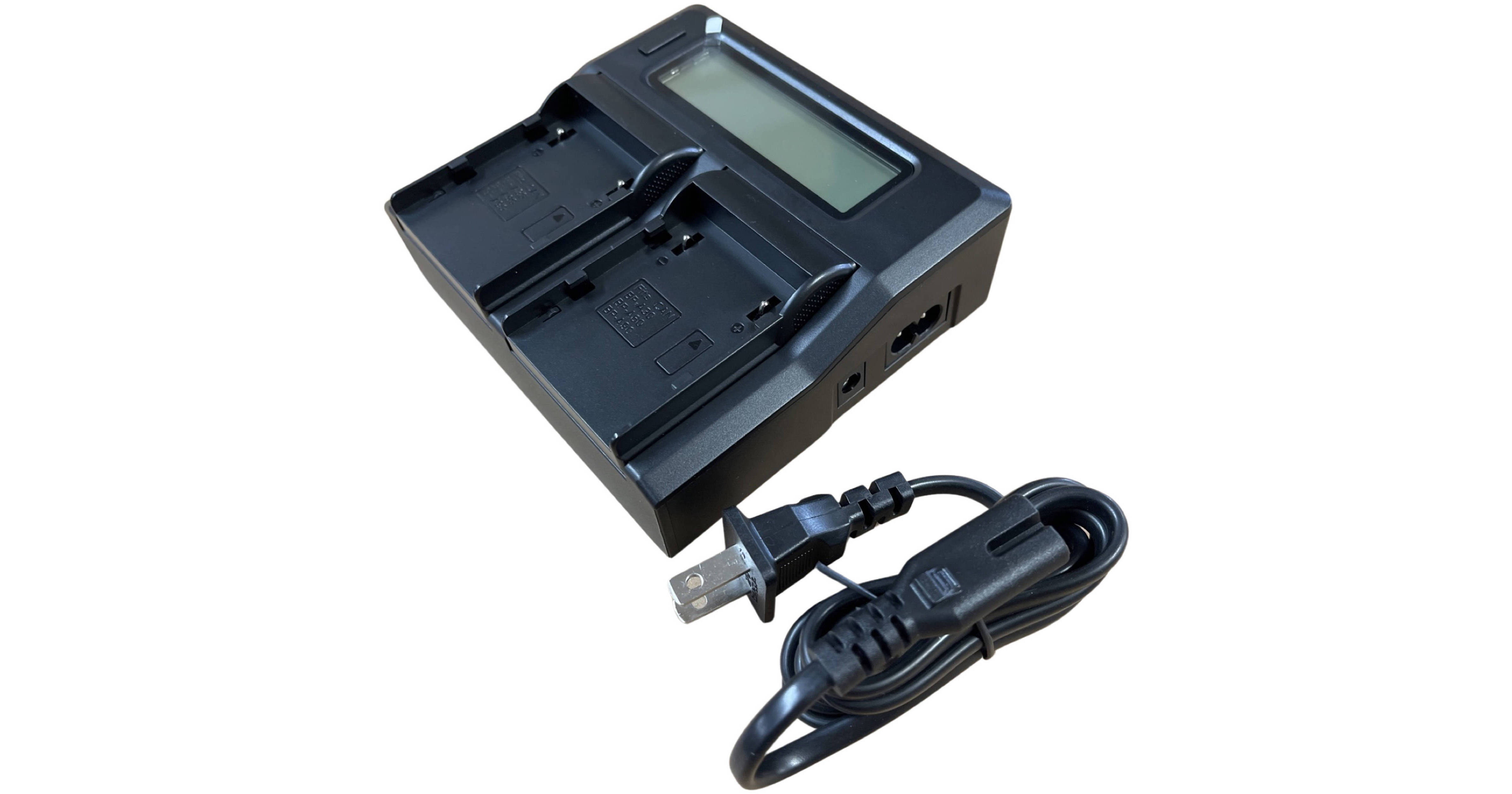 Bescor Canon BP-A60 Dual-Bay Battery Charger with LCD BPA60DBC