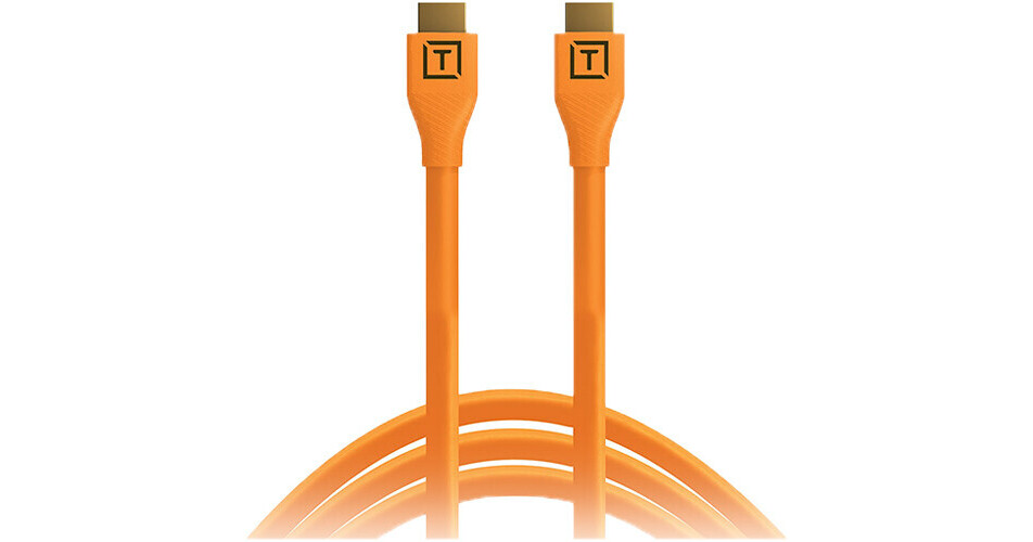 Tether Tools TetherPro HDMI Cable with Ethernet H2A15-ORG B&H