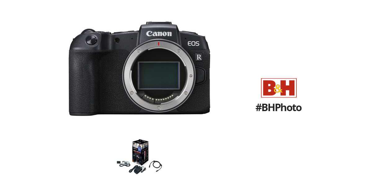 Canon EOS RP Mirrorless Camera and Webcam Starter Kit B&H Photo