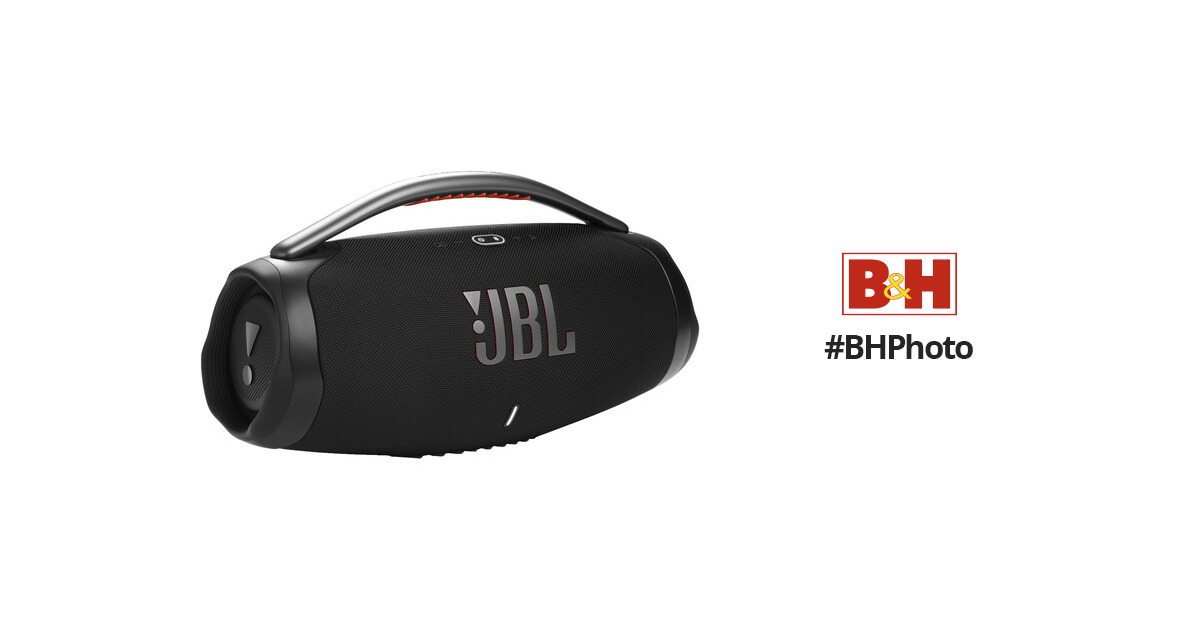 kandidat Frisør sanger JBL Boombox 3 Portable Bluetooth Speaker (Black)