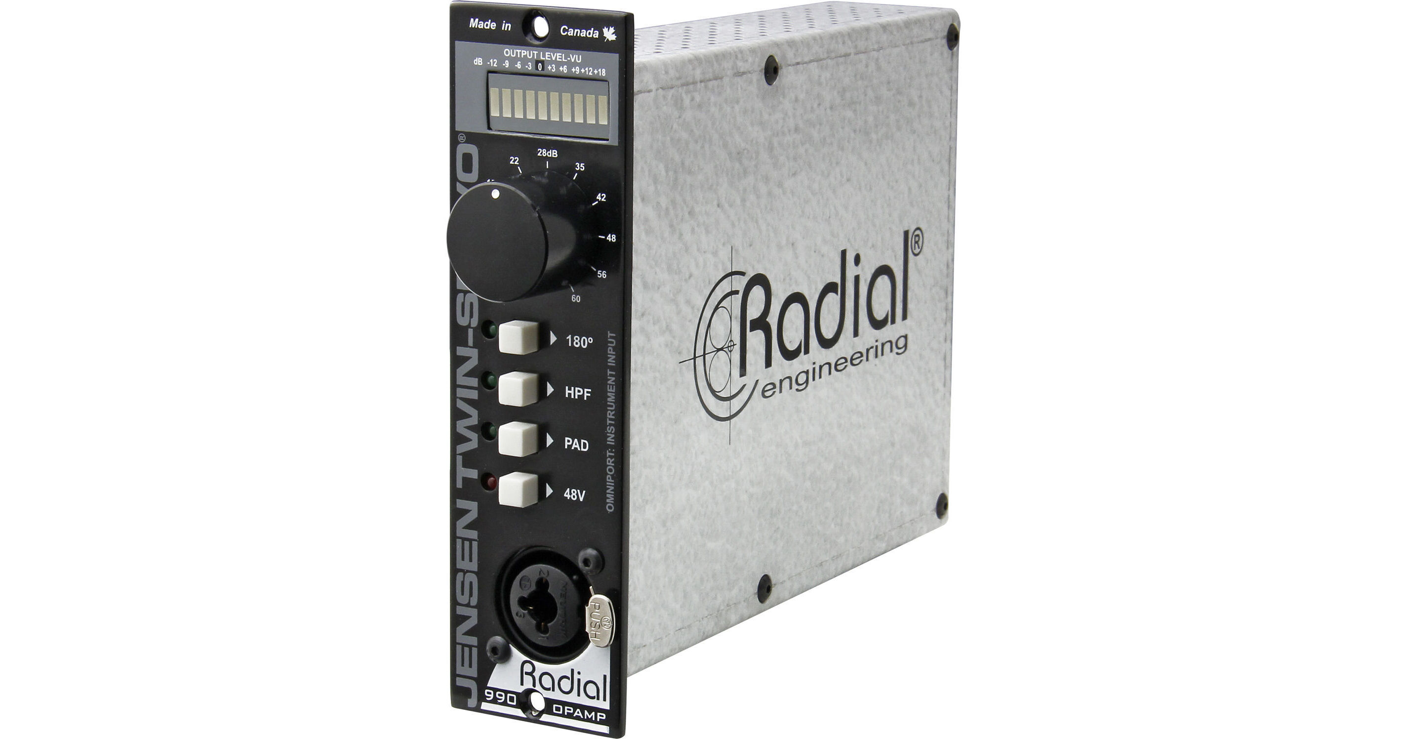 Radial Engineering Twin-Servo 500 Series Microphone Preamp