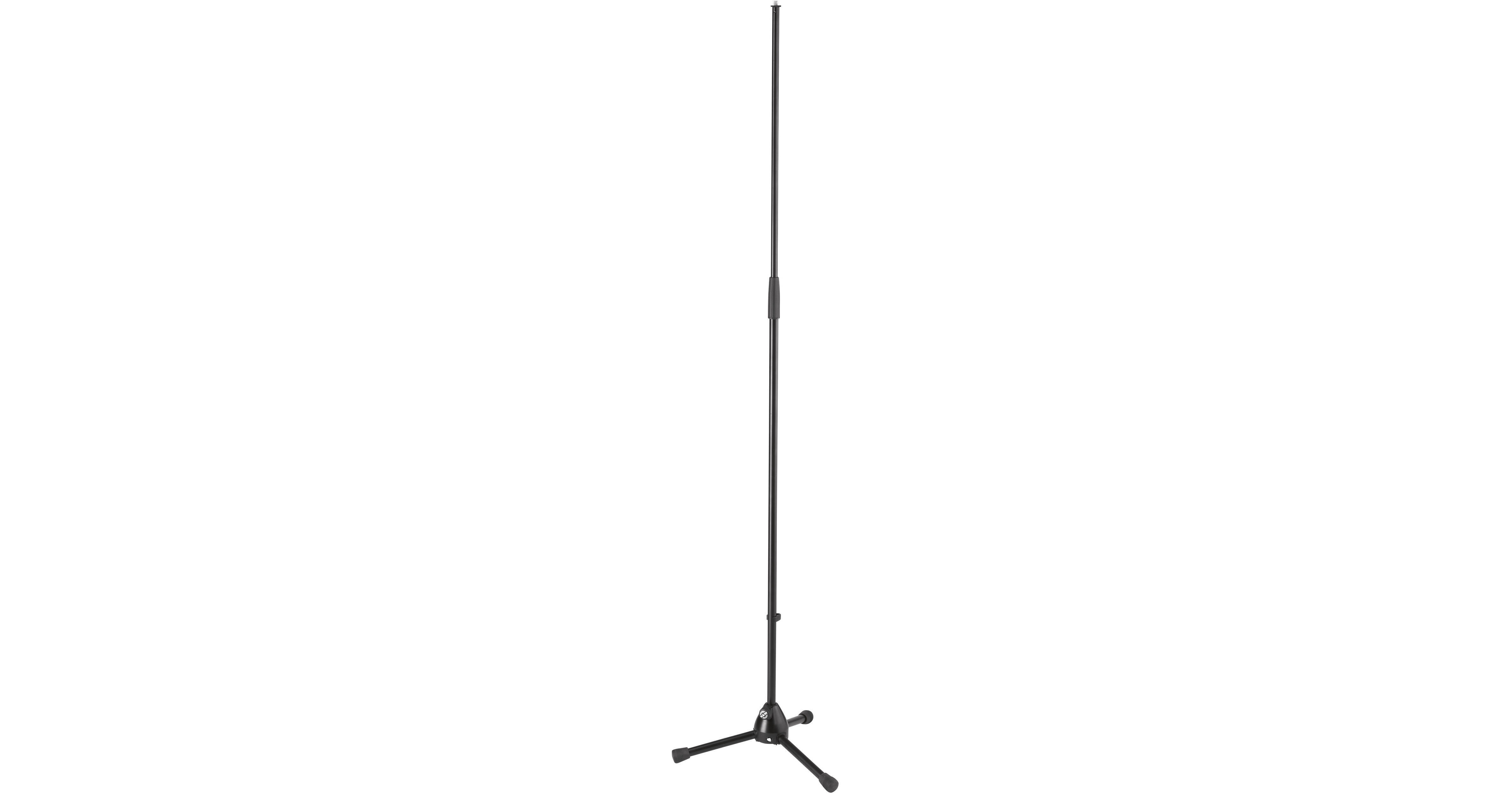 K&M Microphone Stand L (4371.2") (Black) 20125.500.55 B&H Photo