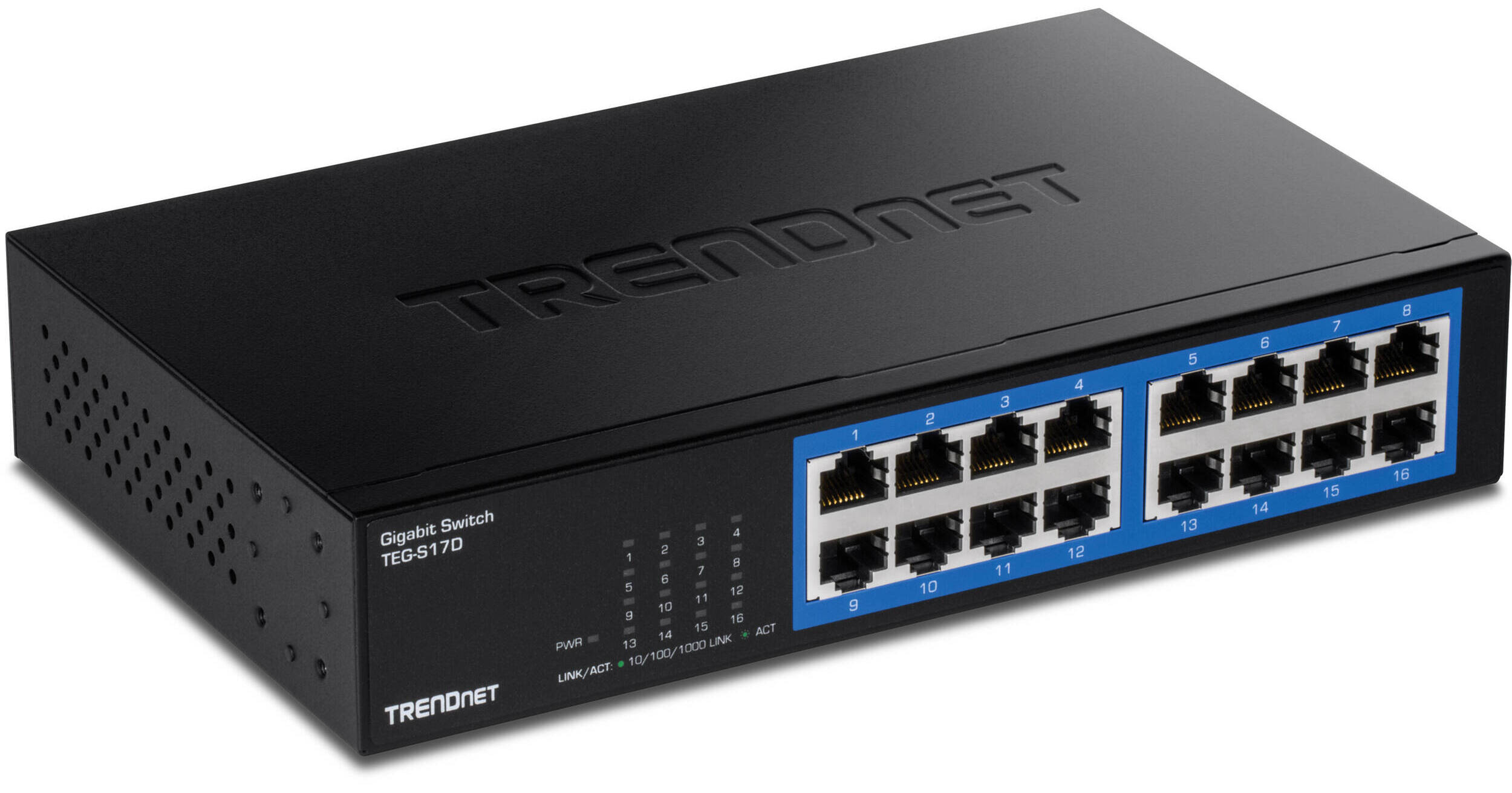 TRENDnet TEG-S17D 16-Port Gigabit Unmanaged Network TEG-S17D B&H