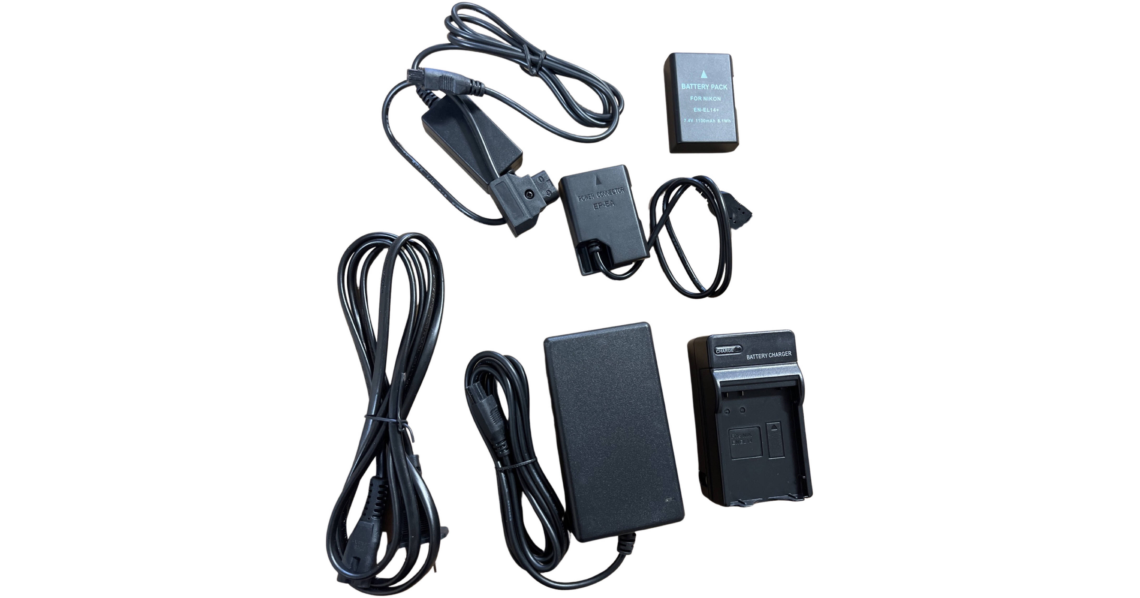 Bescor ENEL14 Battery, Charger, AC Dummy Battery Kit EP5APROD