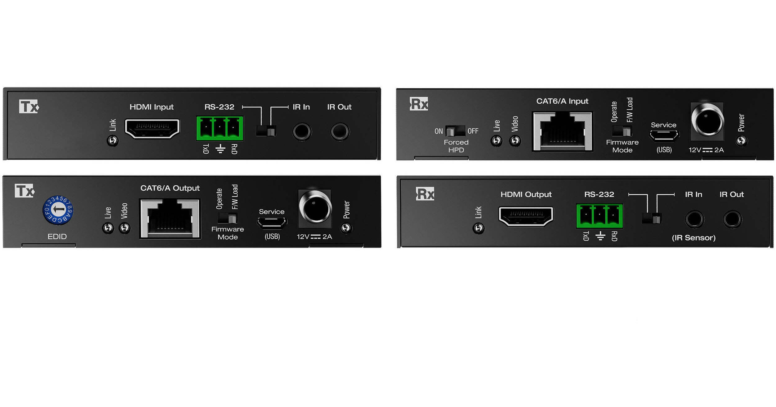 Key Digital KDX444SP 4K HDMI over CAT5e/6 Extender Set